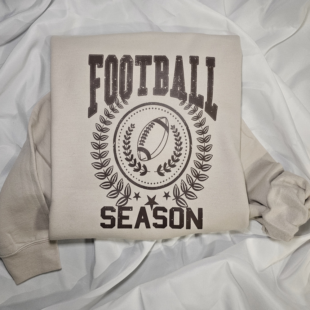 Football Season Cream Sweater